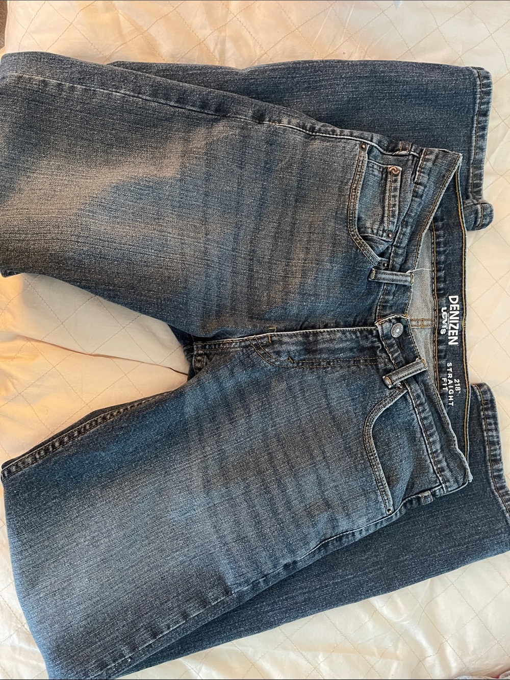 Denizen from Levi's Men's Blue Straight Jeans